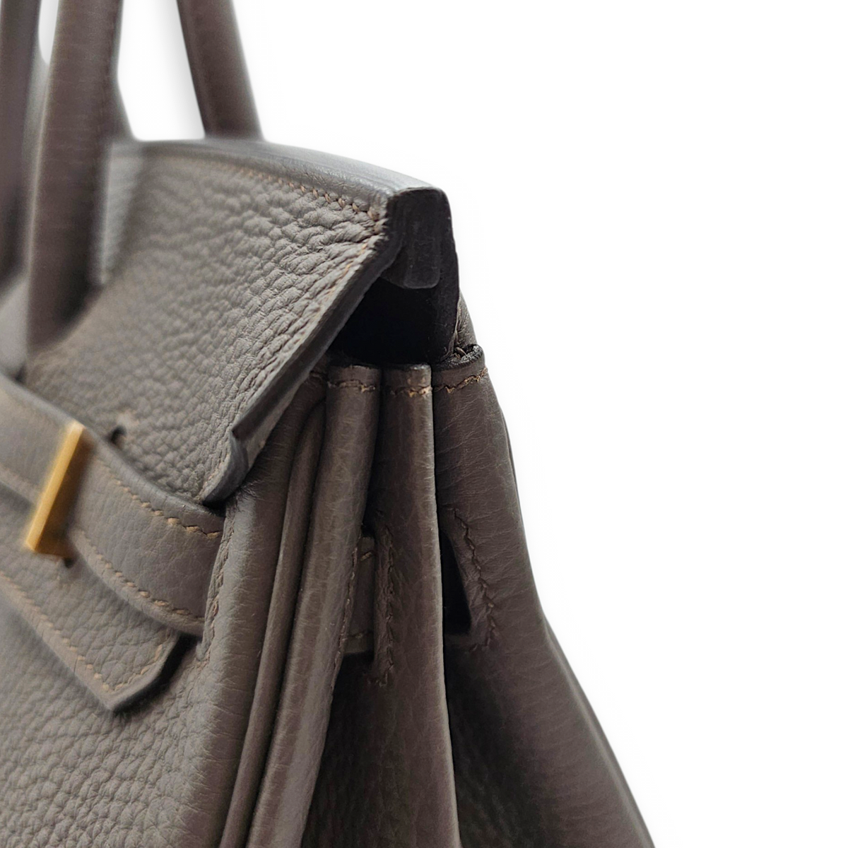 Birkin 25 Étain in Togo Gold hardware