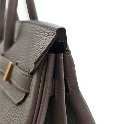 Birkin 25 Étain in Togo Gold hardware