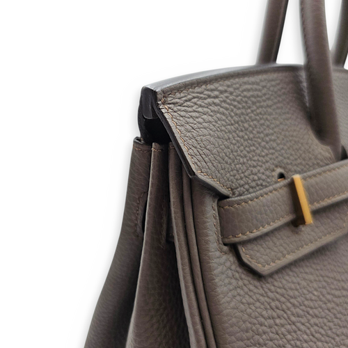 Birkin 25 Étain in Togo Gold hardware