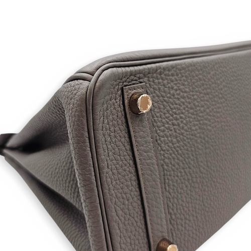 Birkin 25 Étain in Togo Gold hardware