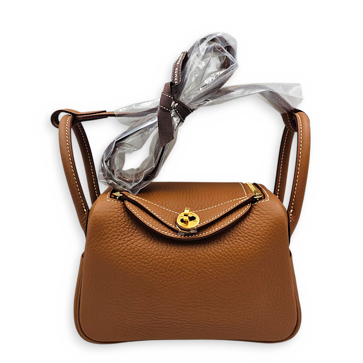 Lindy II Mini Gold in Clemence Gold hardware