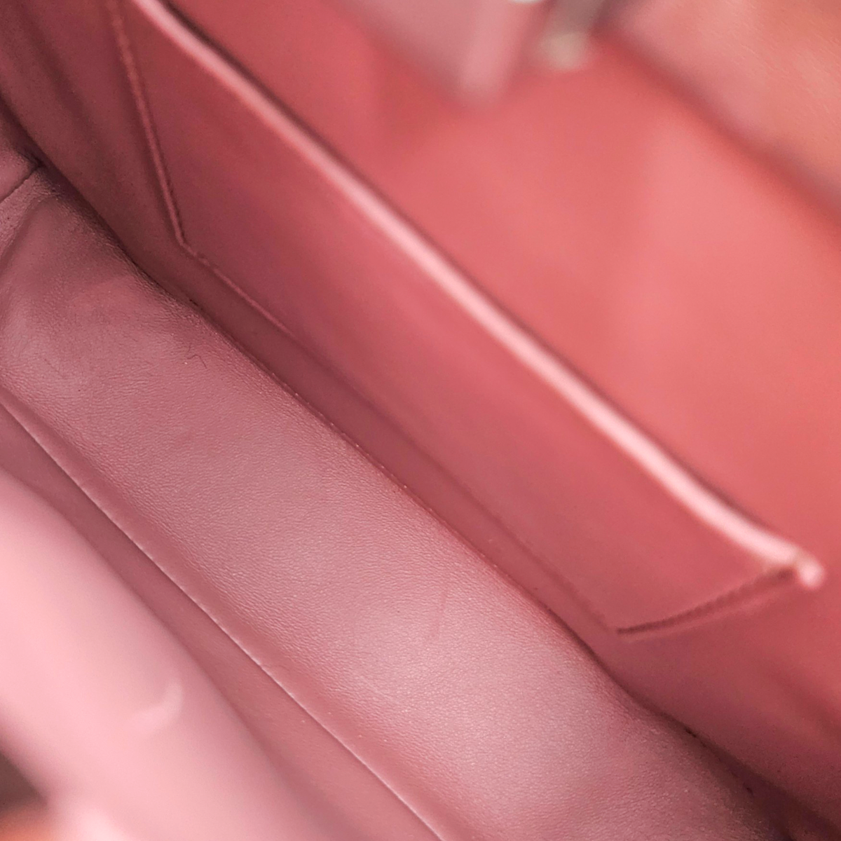 Peekaboo 23 Pink Top Handle Bag in Crocodile Leather Silver hardware