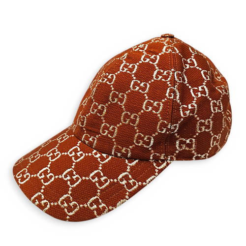 GG 57cm Brown Hat in Jacquard