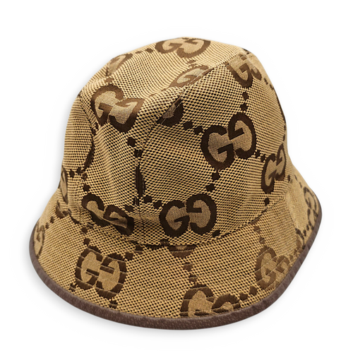 GG 58cm Beige Hat in Jacquard