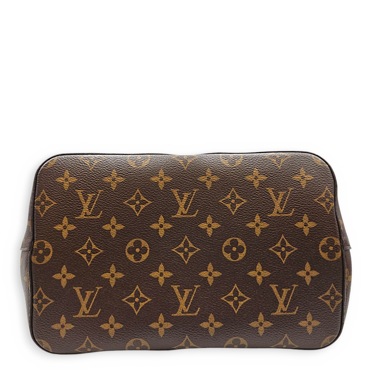 NeoNoe MM Monogram with Rose Poudre Bucket Bag in Monogram Coated Canvas Gold hardware
