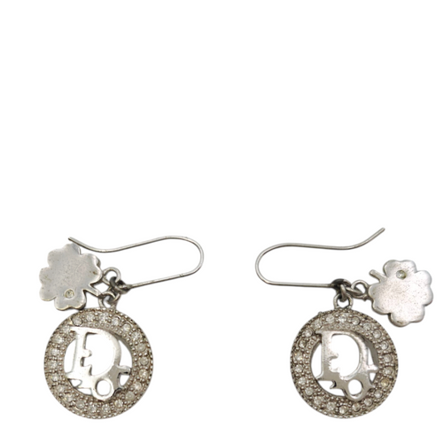 Four -Leaf Clover  Silver Earrings Silver hardware