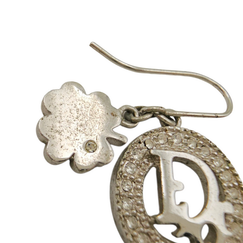Four -Leaf Clover  Silver Earrings Silver hardware