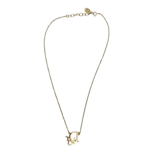 Dior Logo Necklace  Gold Necklace  Gold hardware