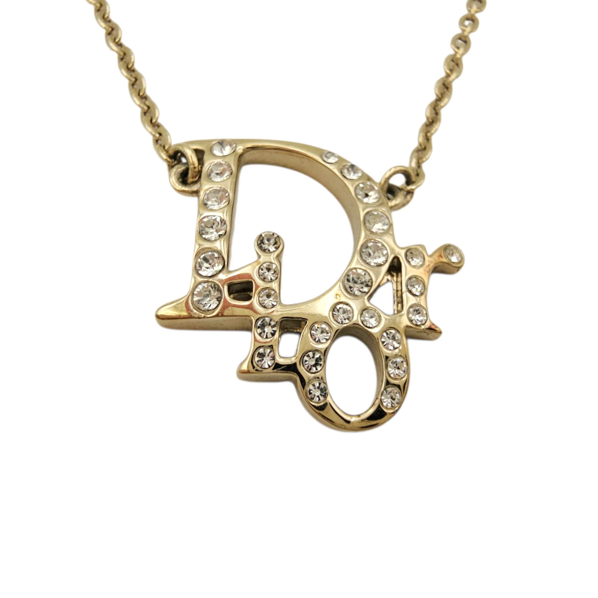 Dior Logo Necklace  Gold Necklace  Gold hardware