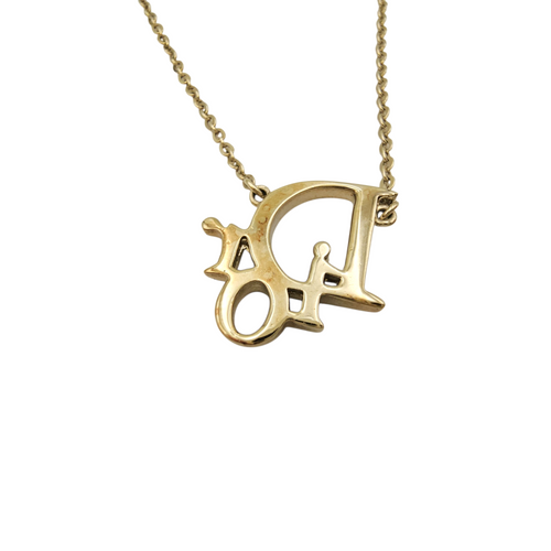 Dior Logo Necklace  Gold Necklace  Gold hardware