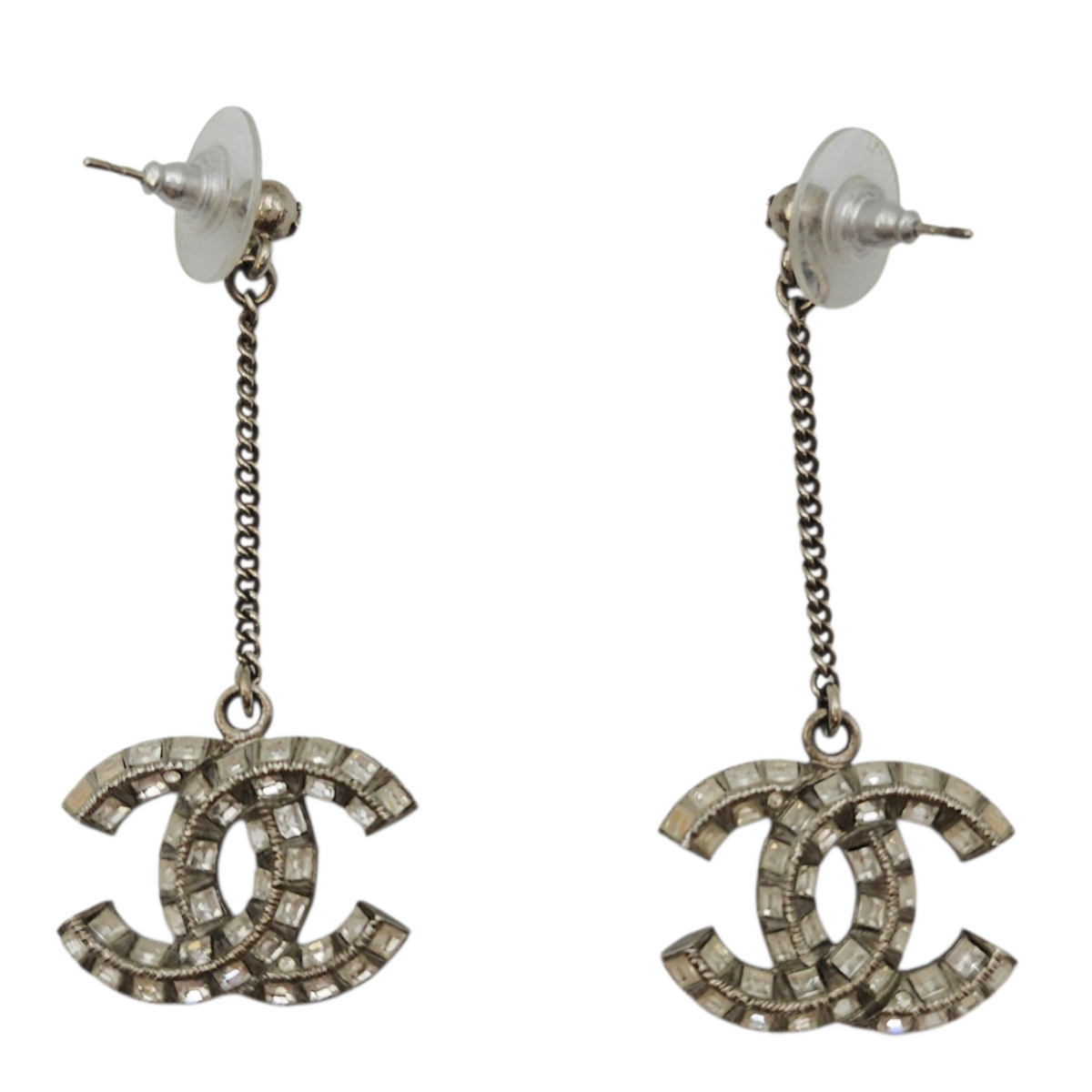 CC Drop Earring  Silver Earrings Silver hardware