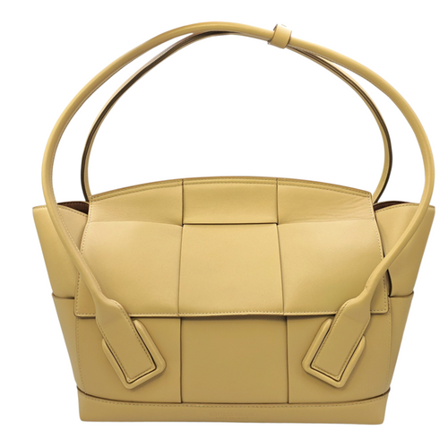Arco  Beige Tote Bag in Calfskin Gold hardware
