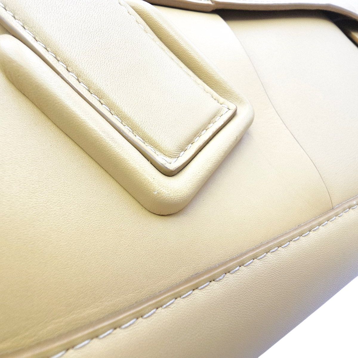 Arco  Beige Tote Bag in Calfskin Gold hardware