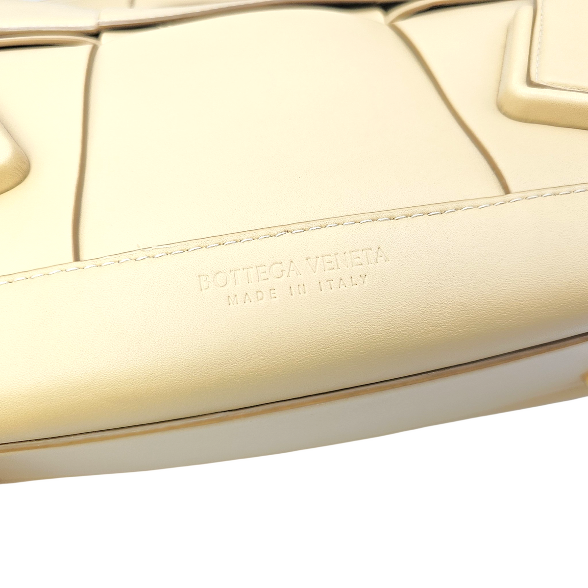 Arco  Beige Tote Bag in Calfskin Gold hardware