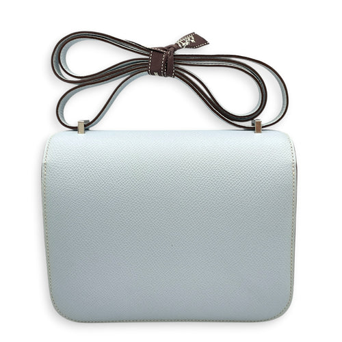 Constance 18 Blue Brume  in Epsom Palladium hardware