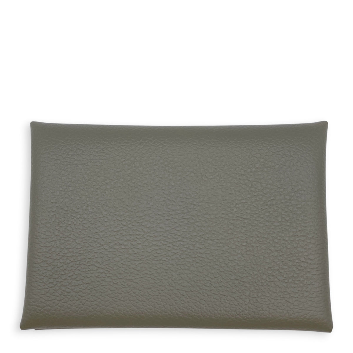 Calvi Duo Card Holder Vert Amande Card Holder in Evercolor
