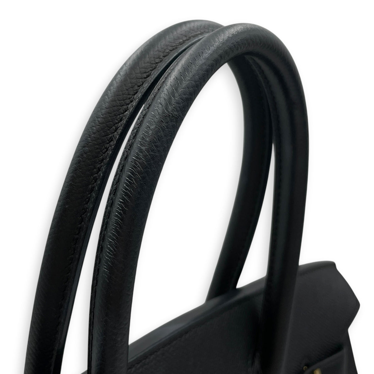 Birkin 30 Noir in Epsom Gold hardware