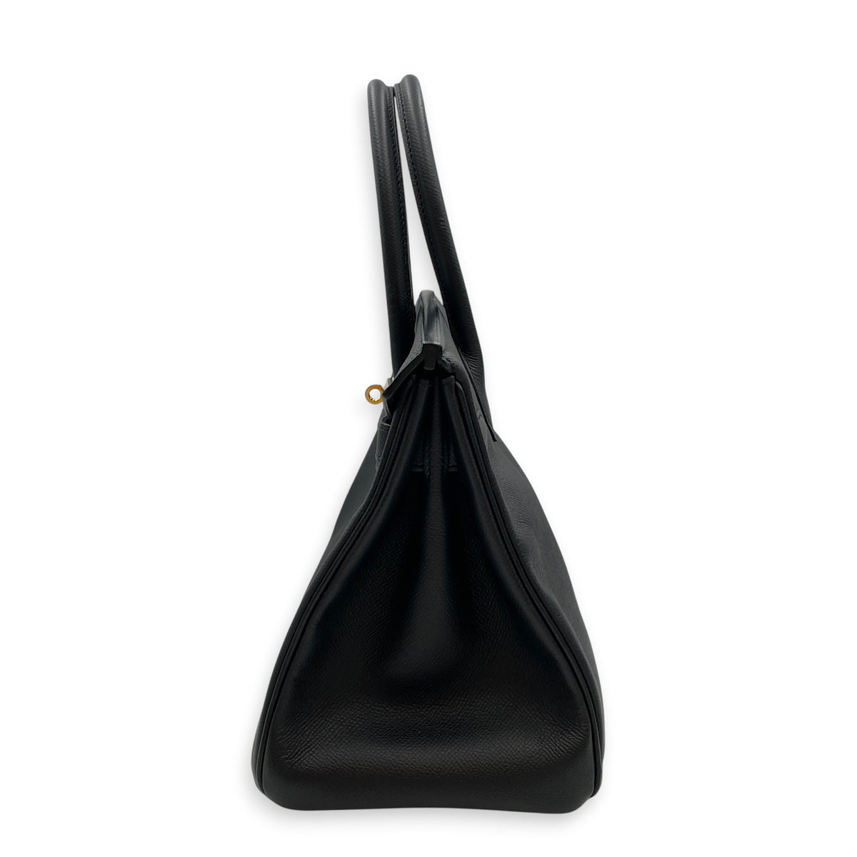 Birkin 30 Noir in Epsom Gold hardware