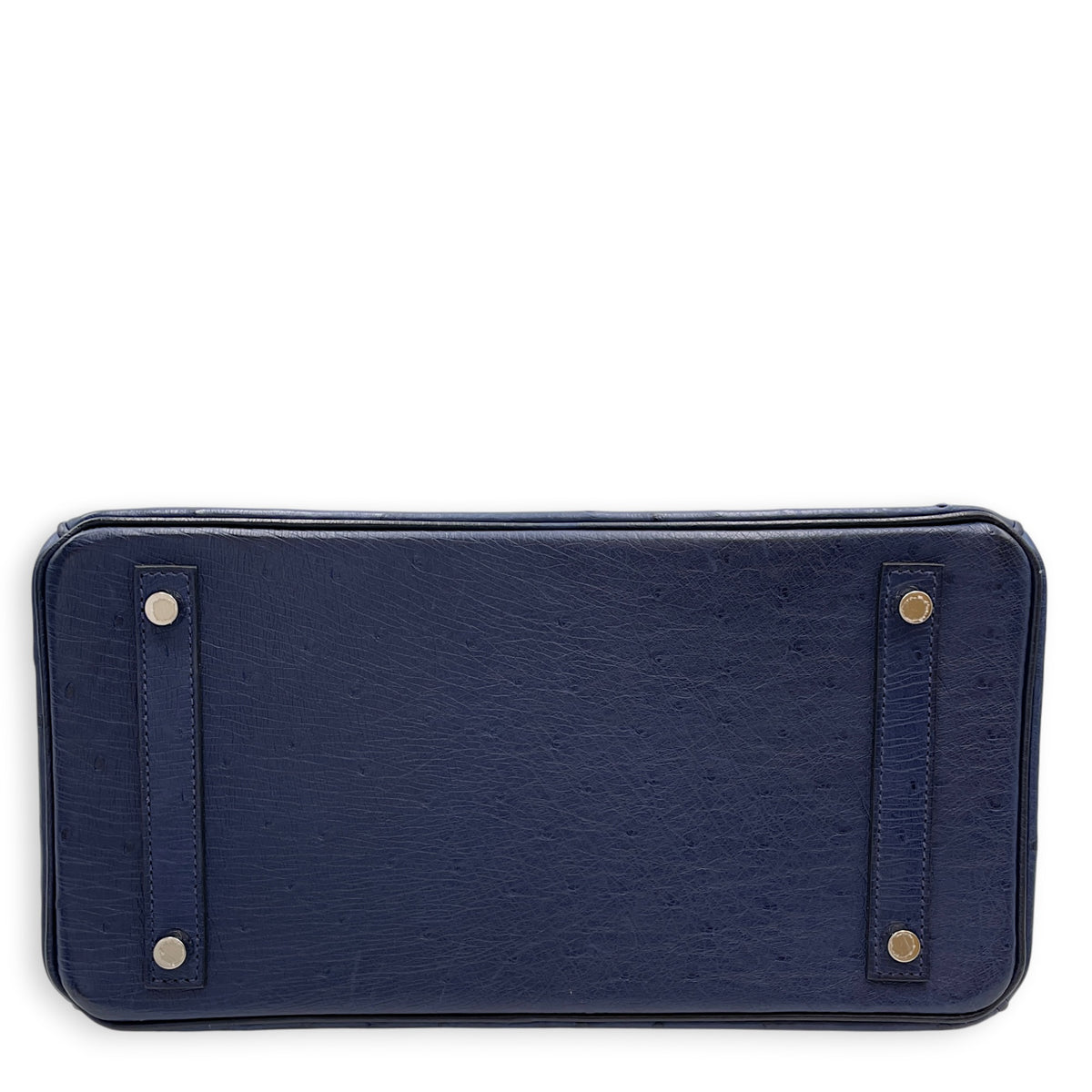 Birkin 30 Blue Iris in Ostrich Palladium hardware