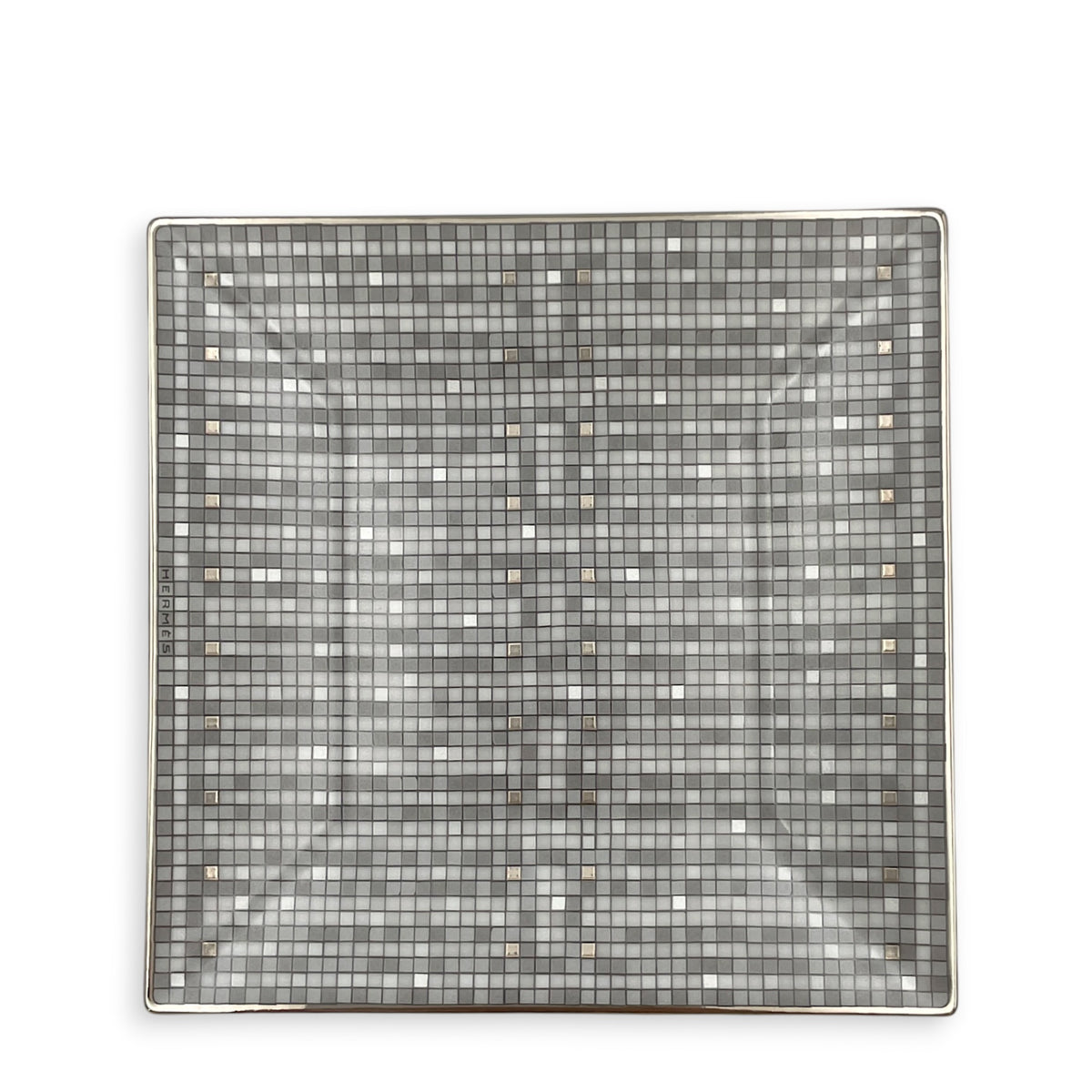 Mosaique Au 24 Platinum Square Plates (Set of 5) Porcelaine