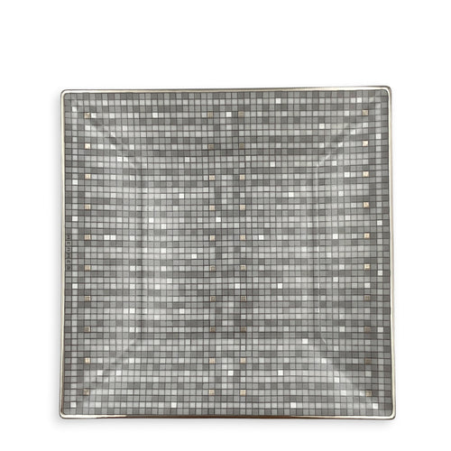 Mosaique Au 24 Platinum Square Plates (Set of 5) Porcelaine