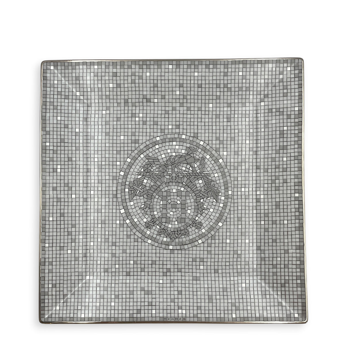 Mosaique Au 24 Platinum Square Plates (Set of 5) Porcelaine