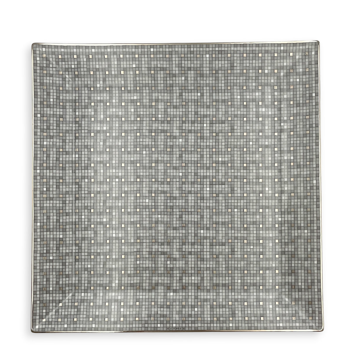 Mosaique Au 24 Platinum Square Plates (Set of 5) Porcelaine