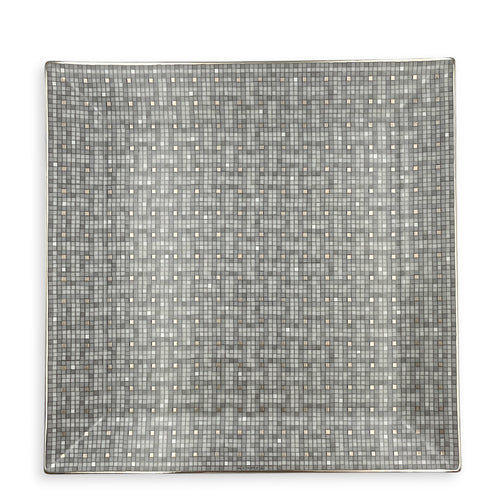 Mosaique Au 24 Platinum Square Plates (Set of 5) Porcelaine