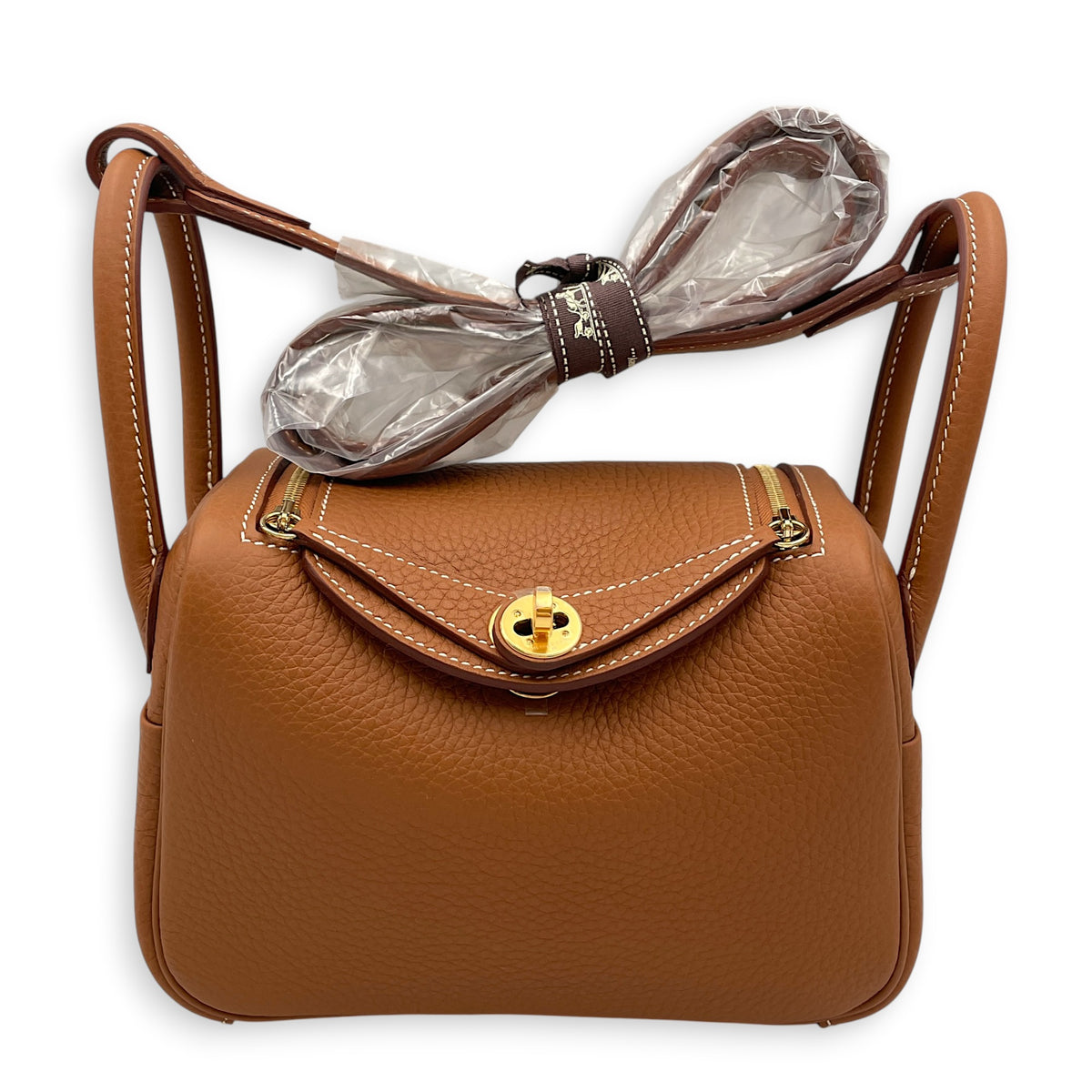 Lindy II Mini Gold in Clemence Gold hardware