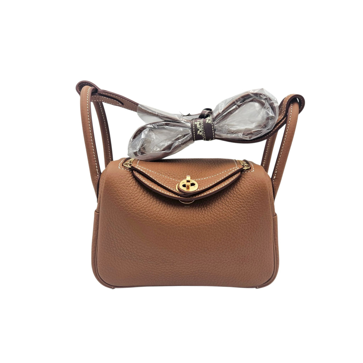 Lindy II Mini Gold in Clemence Gold hardware
