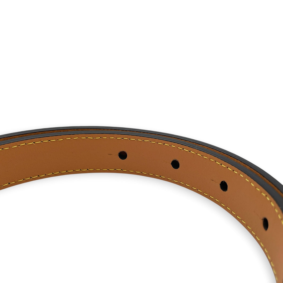 Anagram 80cm Tan Belt in Calfskin Gold hardware
