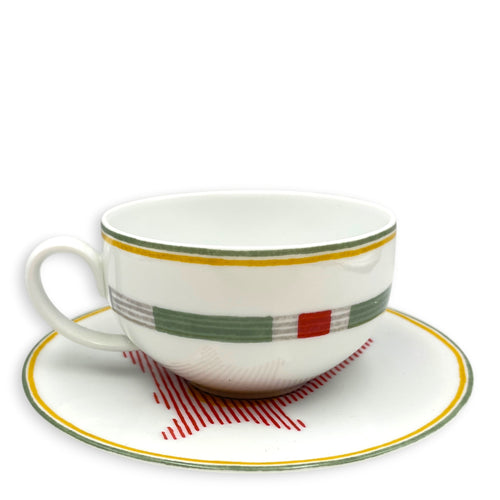 Saut Hermes tea cup & saucer Multi-colour Porcelaine
