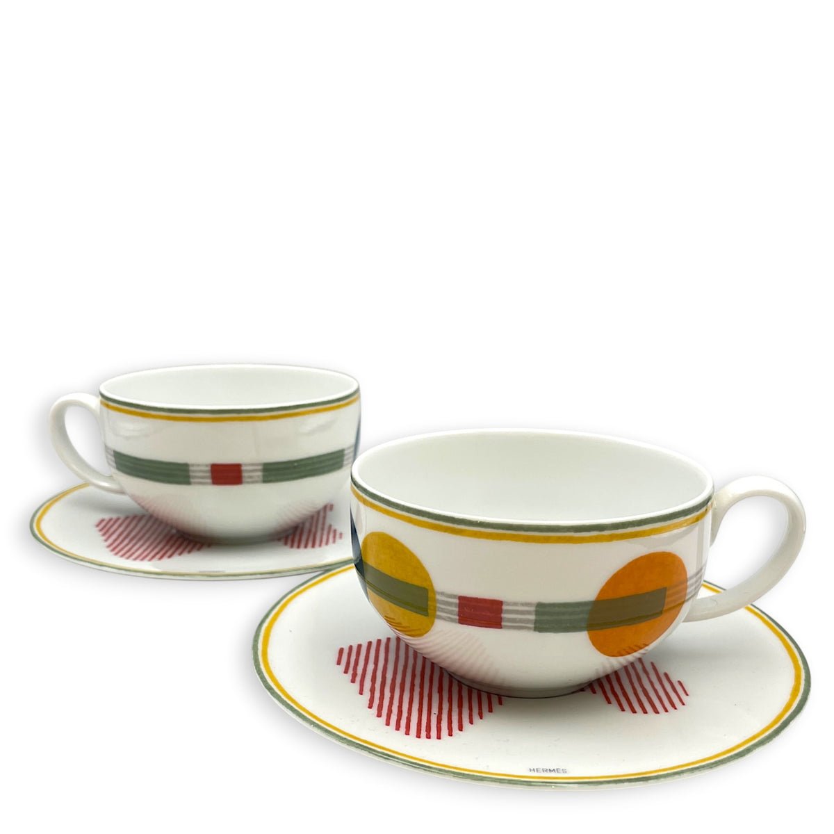 Saut Hermes tea cup & saucer Multi-colour Porcelaine