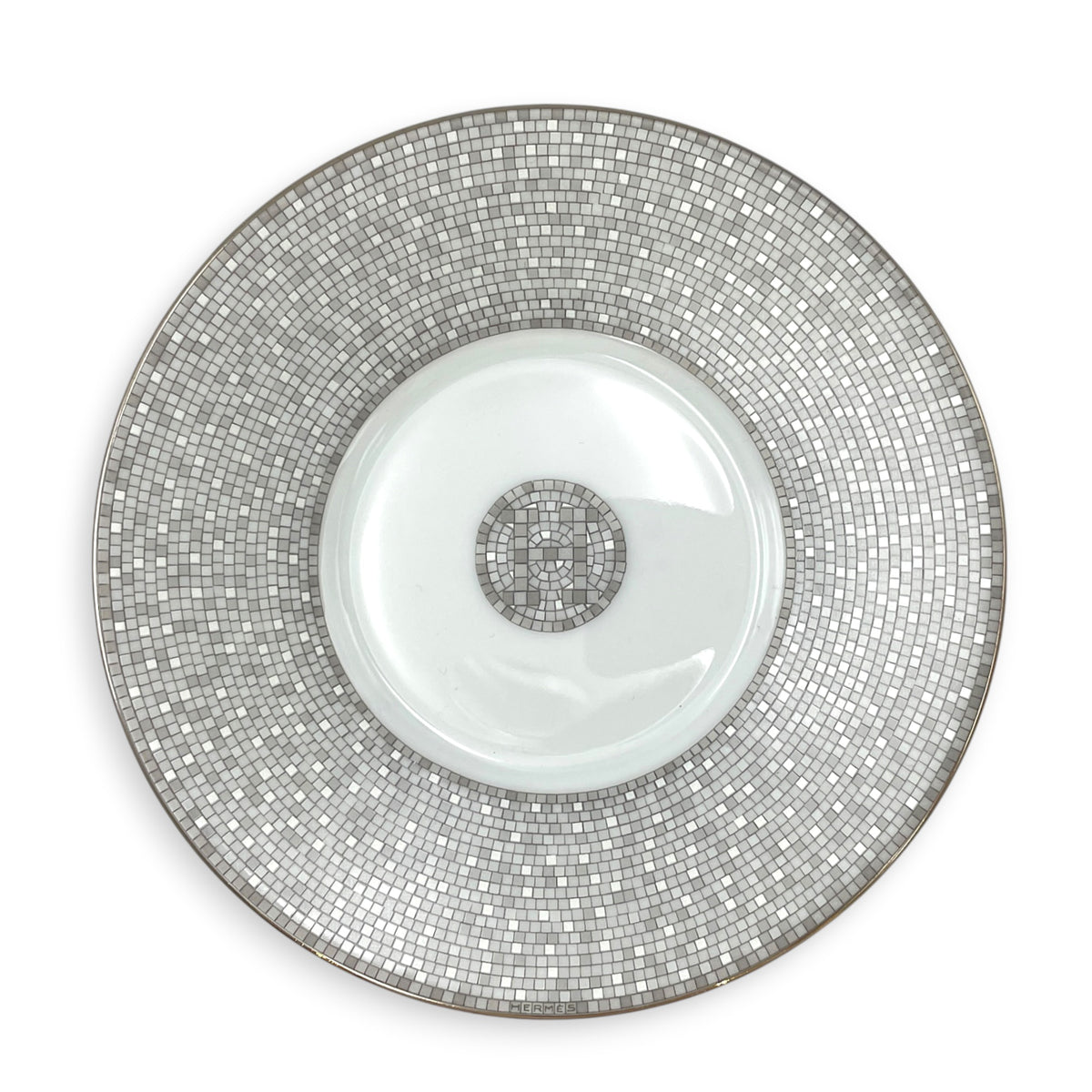 Mosaique Au 24 Platinum tea cup & saucer Porcelaine