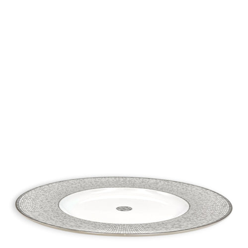 Mosaique Au 24 Platinum Presentation Plate Porcelaine