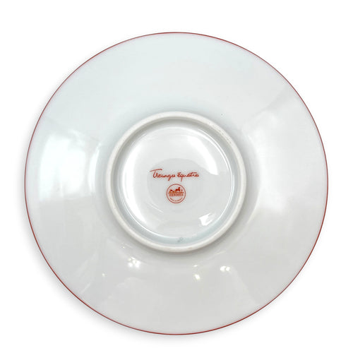 Tressage Equestres tea cup & saucer Multi-colour Porcelaine