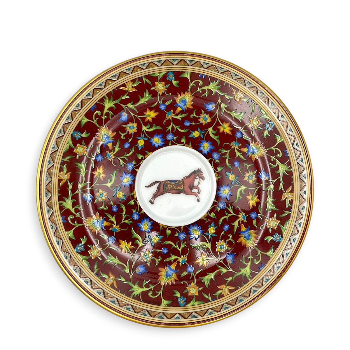 Cheval d'Orient coffee cup & saucer Multi-colour Porcelaine