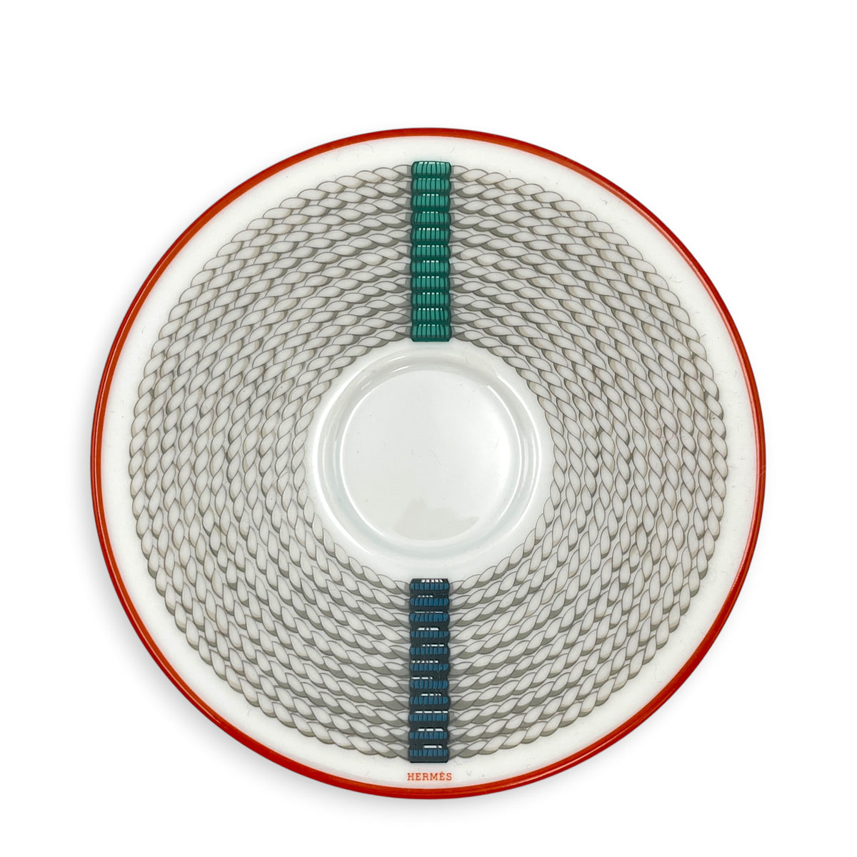 Tressage Equestres coffee cup & saucer Multi-colour Porcelaine
