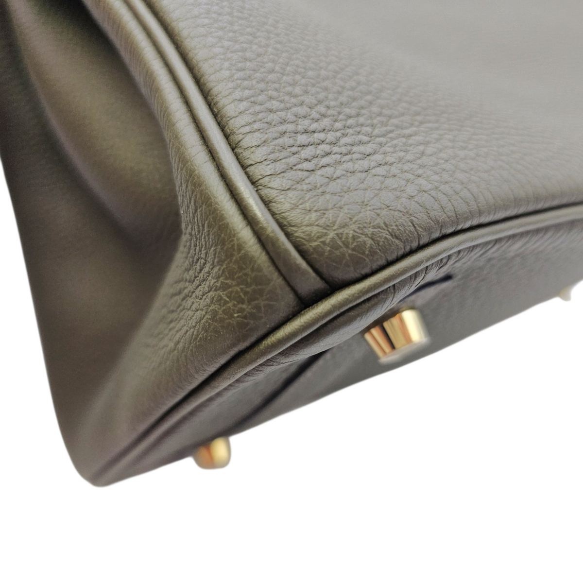 Birkin 30 Vert Marquis in Togo Gold hardware