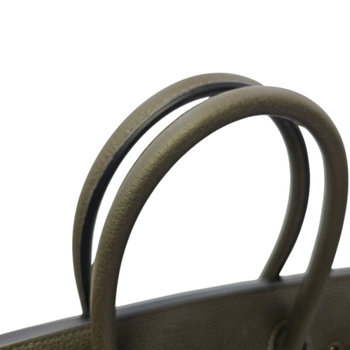 Birkin 30 Vert Marquis in Togo Gold hardware