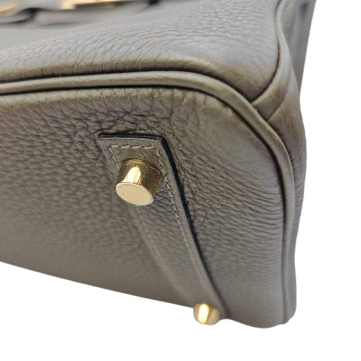 Birkin 30 Vert Marquis in Togo Gold hardware