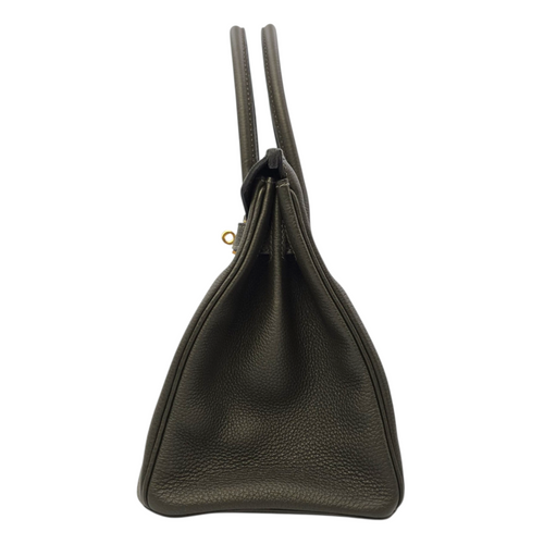 Birkin 30 Vert Marquis in Togo Gold hardware