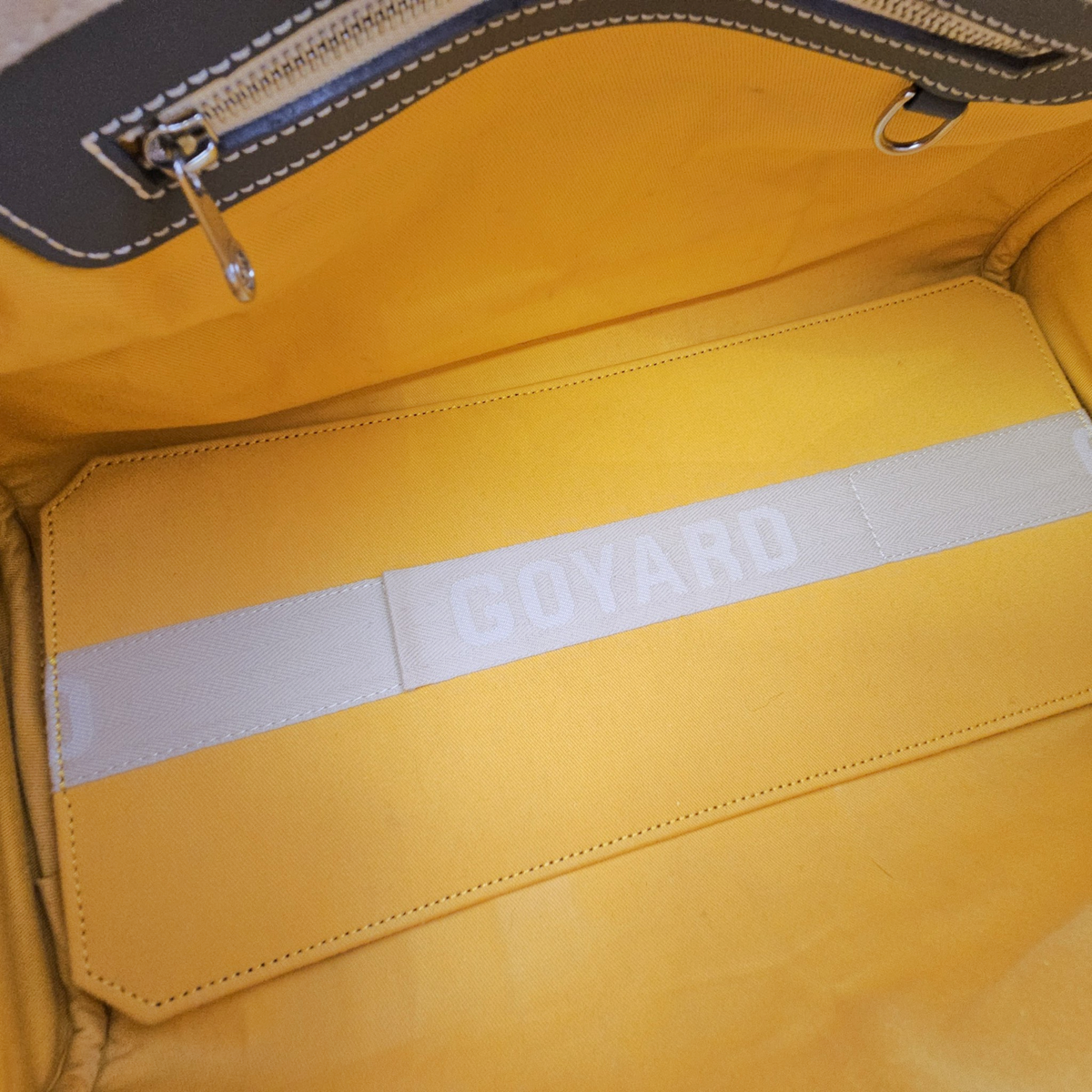 Croisiere Duffle  Grey Top Handle Bag in Coated Canvas Silver hardware