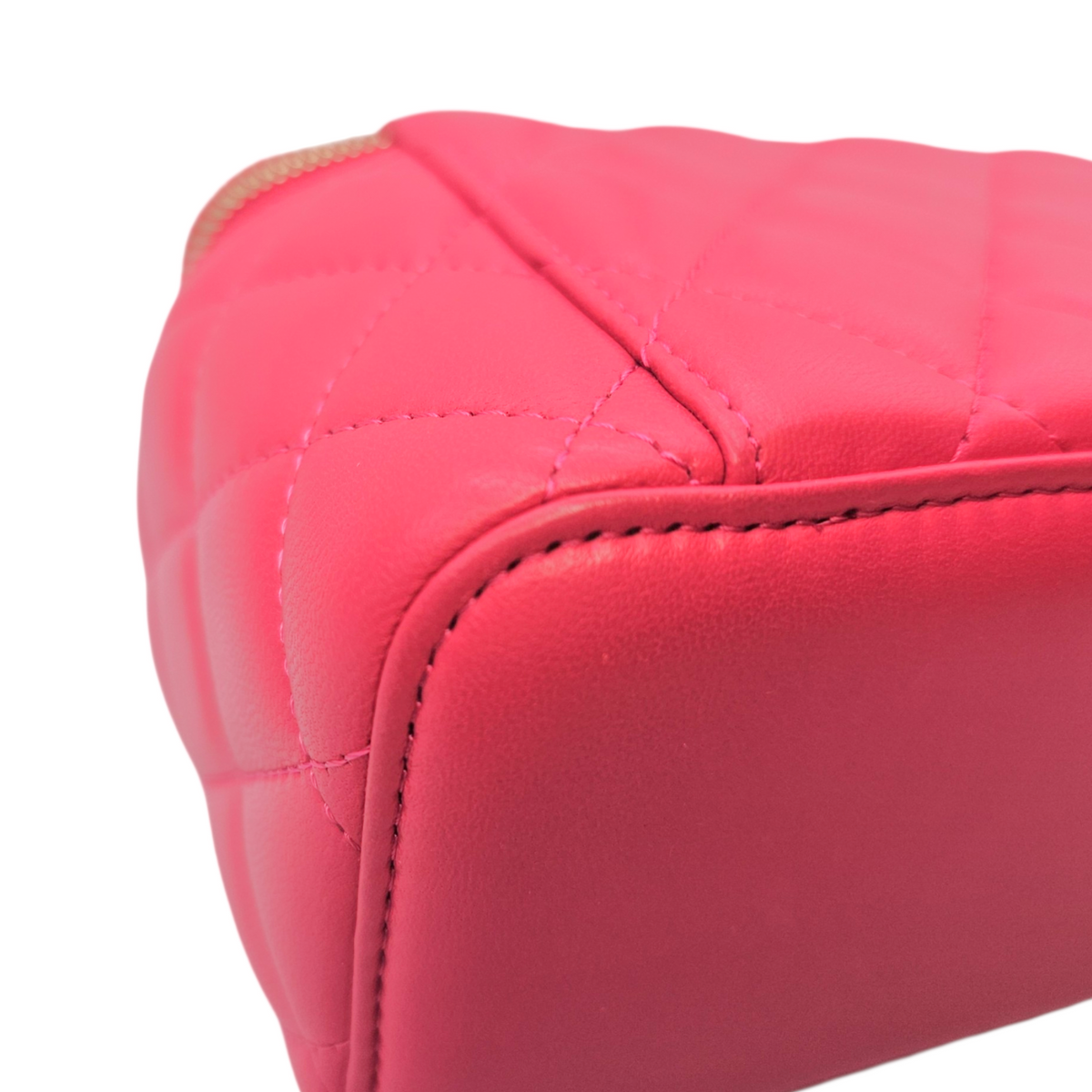 Vanity Pink Crossbody Bag in Lambskin Light Gold hardware