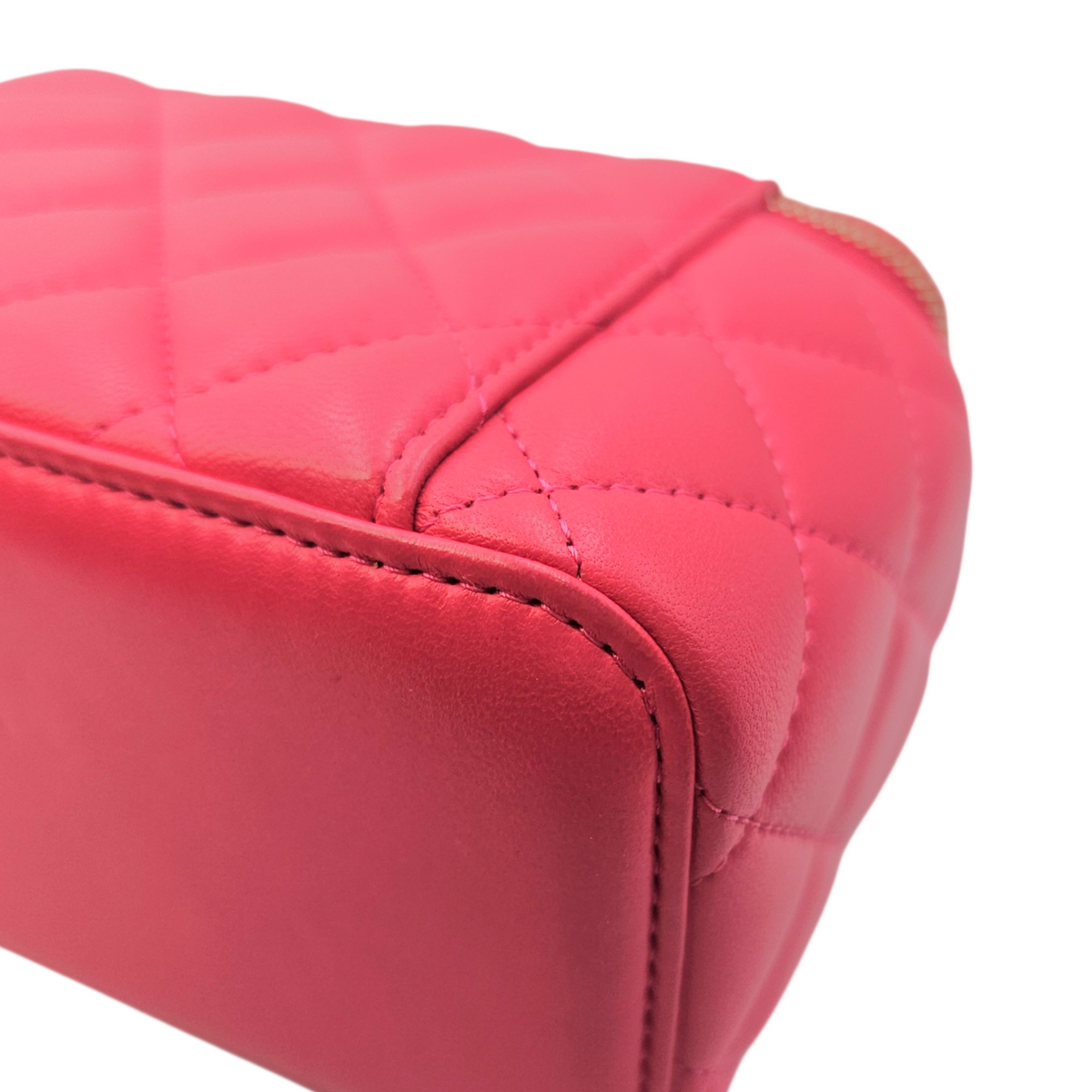 Vanity Pink Crossbody Bag in Lambskin Light Gold hardware