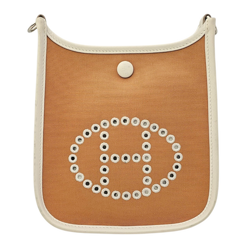 Neo Evelyne Mini Gris Pale/Dune  in Canvas Palladium hardware