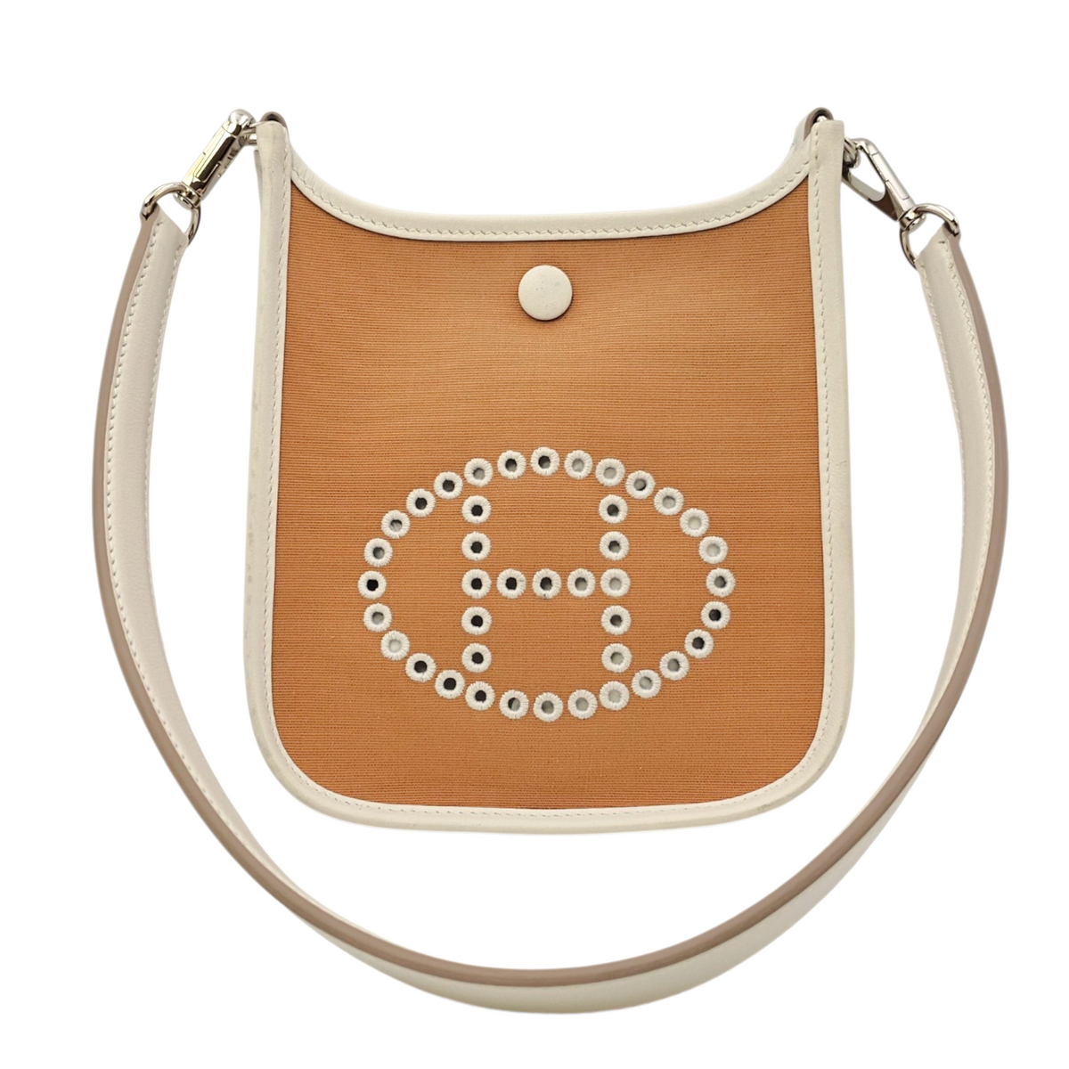 Neo Evelyne Mini Gris Pale/Dune  in Canvas Palladium hardware