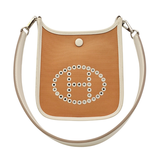Neo Evelyne Mini Gris Pale/Dune  in Canvas Palladium hardware