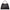 Peekaboo Black Top Handle Bag in Calfskin Silver hardware