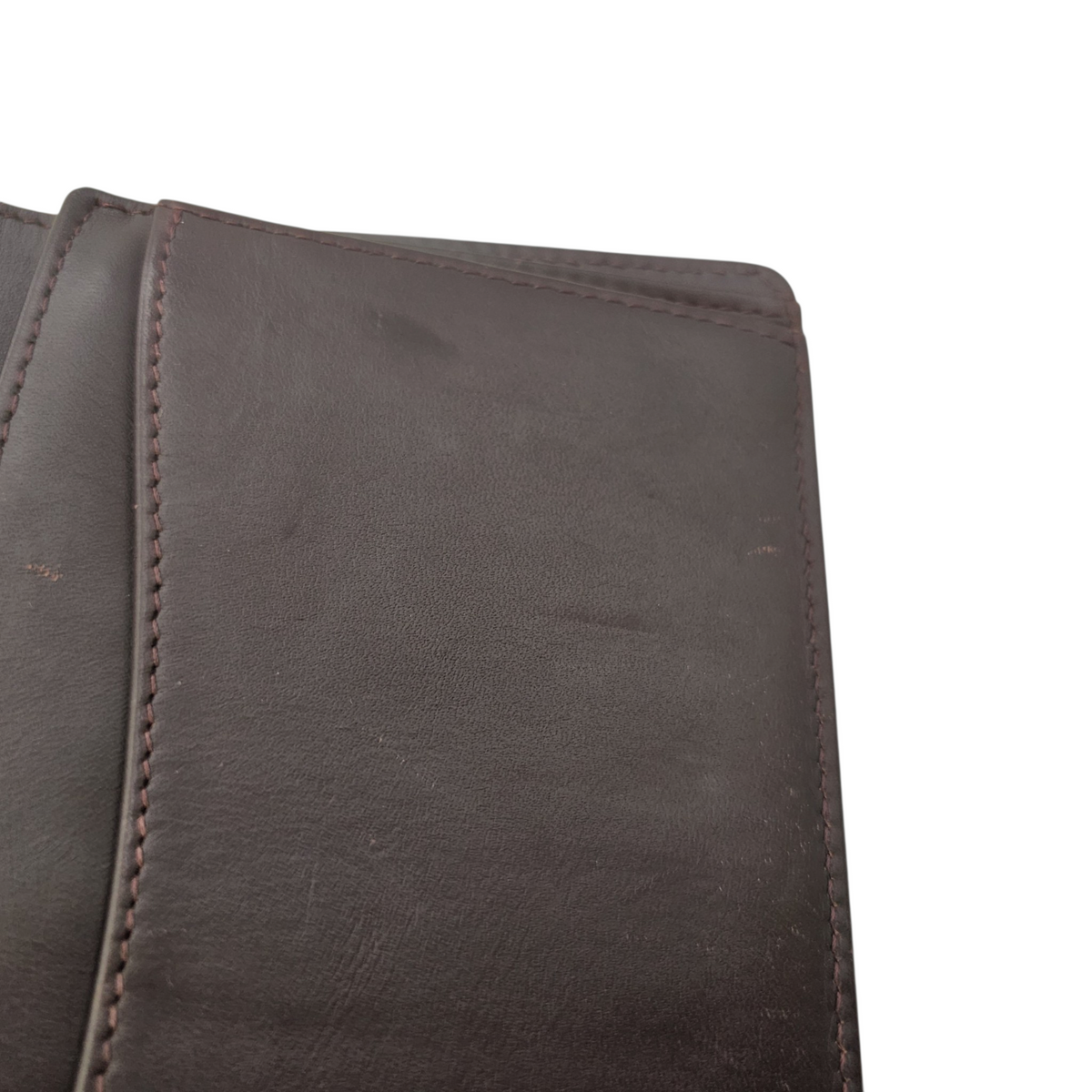 Bi Fold  Black Wallet in Caviar Leather Silver hardware